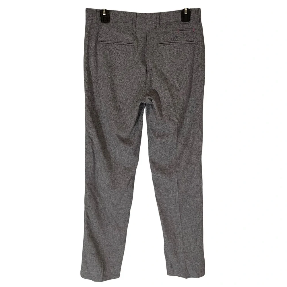Harry Brown London Mens Grey Textured Dress Trousers Slim Fit 30R  British Style